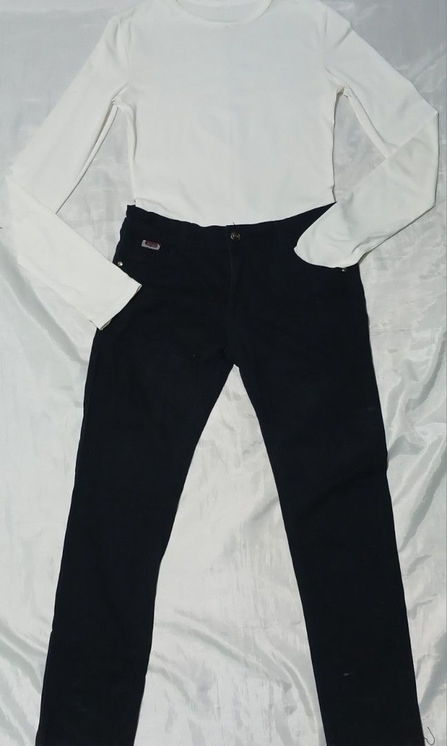 White longsleeves & Black jeans (Category: Sets or Coordinates) located in Taguig. Submitted by miss_rein (Listing ID 1469404510, Image 2). Description: .