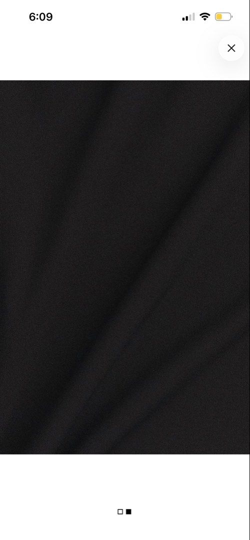 Wide-Leg Jersey Pants Black (Category: Jeans) located in Quezon City. Submitted by chingg13 (Listing ID 1469489463, Image 3). Description: USED ONCE ONLY! - Color: Black - Style: Wide-leg minimalist pants - Material: Super comfortable, stretchy jersey fabric - Details: Waist button closure with belt loops - Versatility: Easy to dress up or down, perfect for daily wear - Sizing: Size chart included in photos.