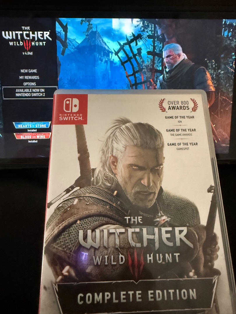 Witcher 3 Remastered [Switch 2 Digital Claim], Video Gaming, Video ...