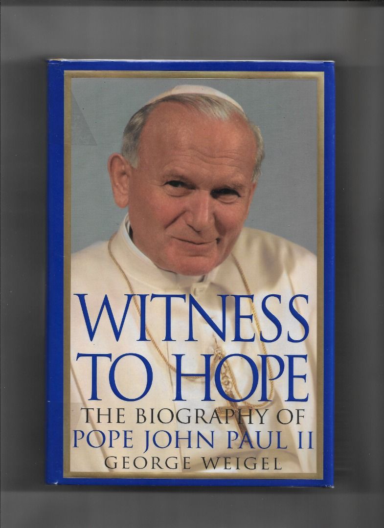 WITNESS TO HOPE (Category: Religion Books) located in Makati City. Submitted by furrowpublishinghouse (Listing ID 1469440383, Image 1). Description: Witness to Hope: The Biography of Pope John Paul II, written by American Catholic theologian and author George Weigel. First published in October 1999, the book provides a comprehensive, authorized account of the life, thought, and papacy of Pope John Paul II. Book Details • Author: George Weigel • S