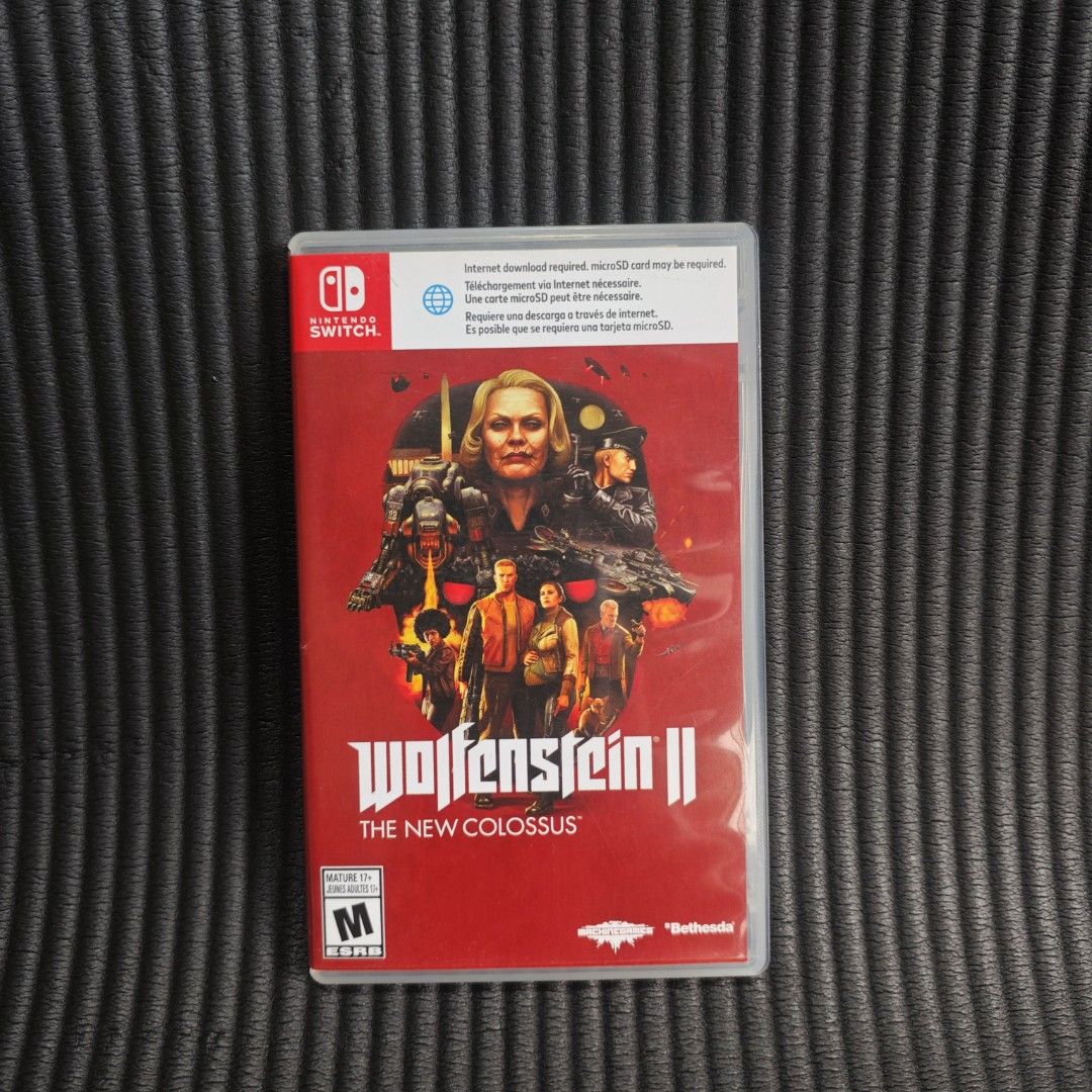 Wolfenstein II The New Colossus Switch Game (Category: Nintendo) located in Quezon City. Submitted by shopme_gadget30 (Listing ID 1469437147, Image 1). Description: kindly read the details first for sale fixed price good Condition tested and working with case and game card compatible to Nintendo switch usa region qc area meet up: sm north shipping fee must shoulder by the buyer via lalamove or grab payment: bdo/gcash happy gaming everyone.