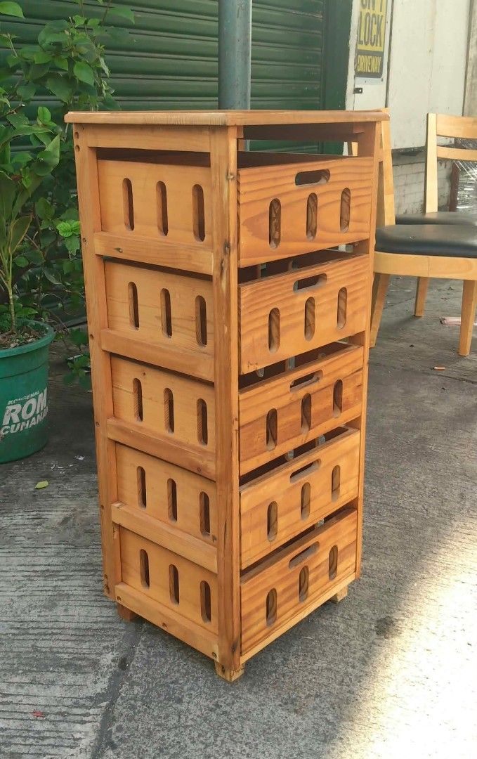 Wooden 5 pullout Drawers (Category: Other Home Furniture) located in Caloocan City. Submitted by japansurplus29 (Listing ID 1469571707, Image 3). Description: .
