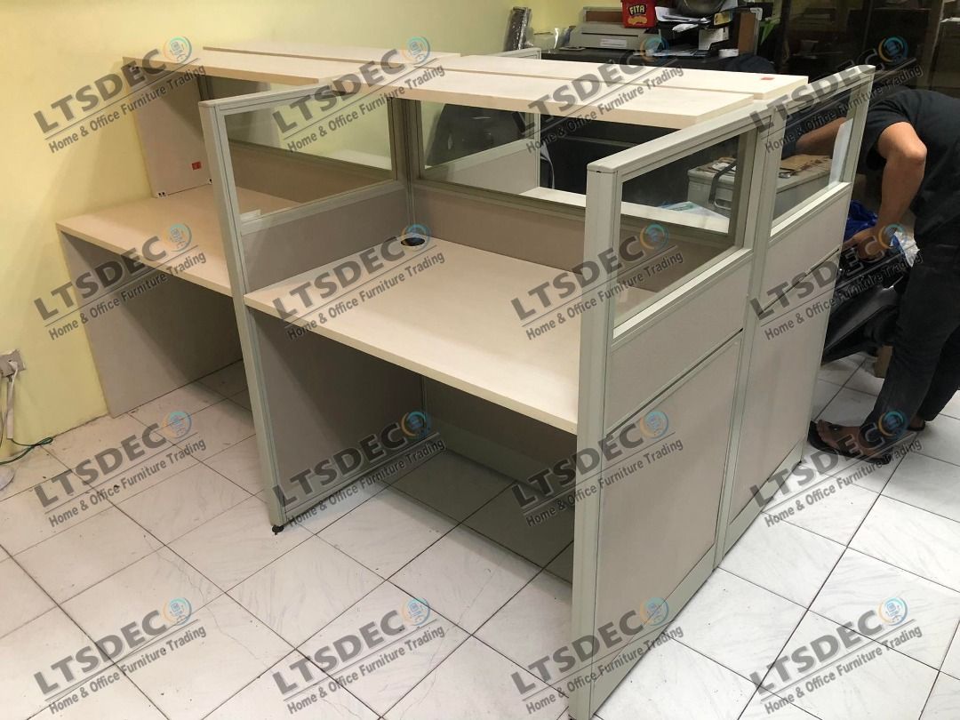 workstation table modular office partition furnitures (Category: Office Furniture & Fixtures) located in Caloocan City. Submitted by cheska.ltsdeco (Listing ID 1469461651, Image 2). Description: 👉Are you looking for WORKSTATION, MODULAR CUBICLES OFFICE PARTITION, and OFFICE FURNITURE SUPPLIER? LTSDECO Furniture, is direct supplier, manufacturer, and trusted provider of high quality, affordable and durable modular office divider partition, home a