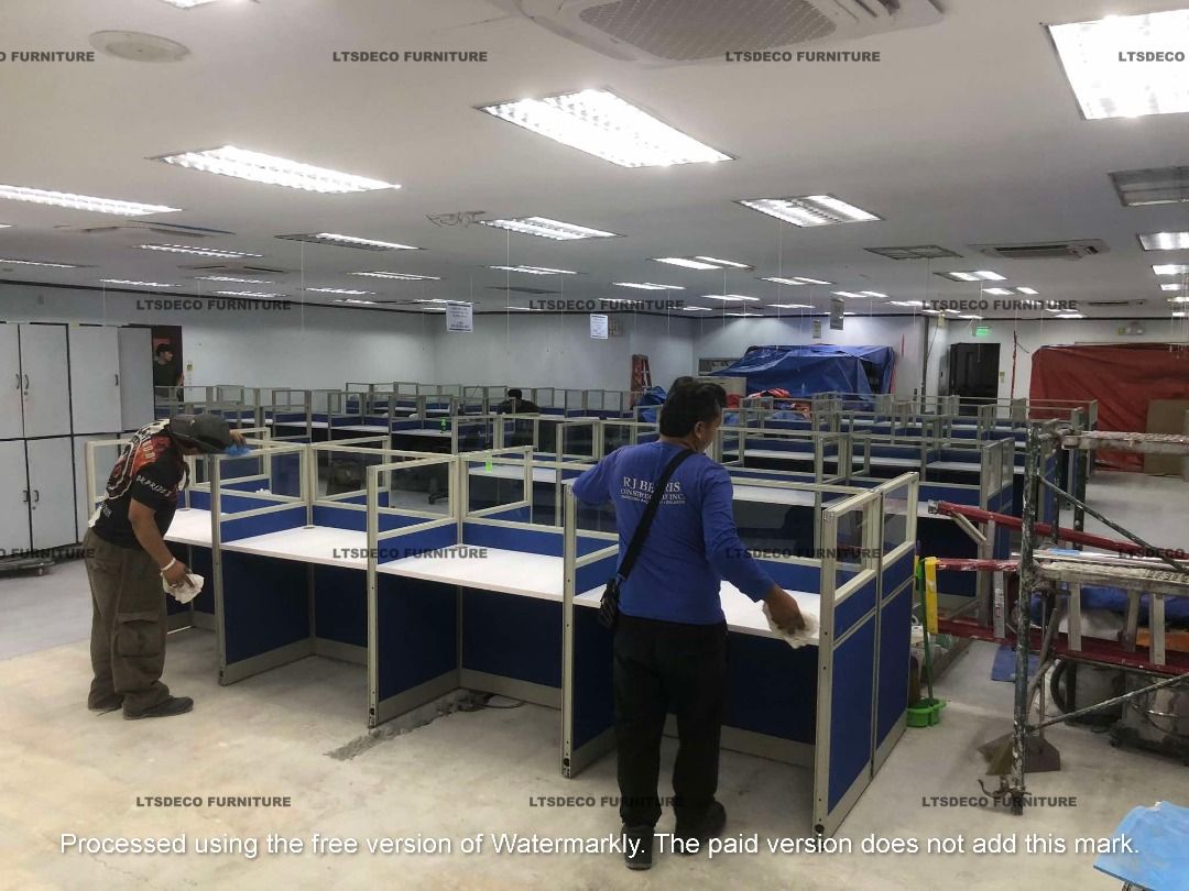 workstation tables customized office partitions (Category: Office Furniture & Fixtures) located in Caloocan City. Submitted by cheska.ltsdeco (Listing ID 1469406478, Image 3). Description: 👉Are you looking for WORKSTATION, MODULAR CUBICLES OFFICE PARTITION, and OFFICE FURNITURE SUPPLIER? LTSDECO Furniture, is direct supplier, manufacturer, and trusted provider of high quality, affordable and durable modular office divider partition, home and off
