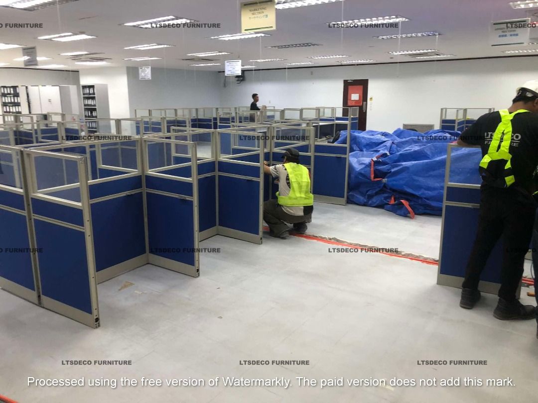 workstation tables customized office partitions (Category: Office Furniture & Fixtures) located in Caloocan City. Submitted by cheska.ltsdeco (Listing ID 1469406478, Image 2). Description: 👉Are you looking for WORKSTATION, MODULAR CUBICLES OFFICE PARTITION, and OFFICE FURNITURE SUPPLIER? LTSDECO Furniture, is direct supplier, manufacturer, and trusted provider of high quality, affordable and durable modular office divider partition, home and off
