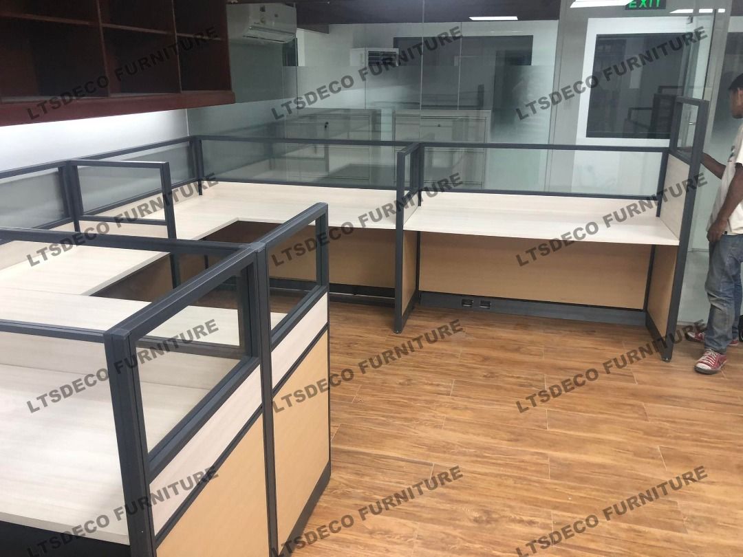 workstation tables modular customized office partitions (Category: Office Furniture & Fixtures) located in Caloocan City. Submitted by cheska.ltsdeco (Listing ID 1469397722, Image 3). Description: 👉Are you looking for WORKSTATION, MODULAR CUBICLES OFFICE PARTITION, and OFFICE FURNITURE SUPPLIER? LTSDECO Furniture, is direct supplier, manufacturer, and trusted provider of high quality, affordable and durable modular office divider partition, home