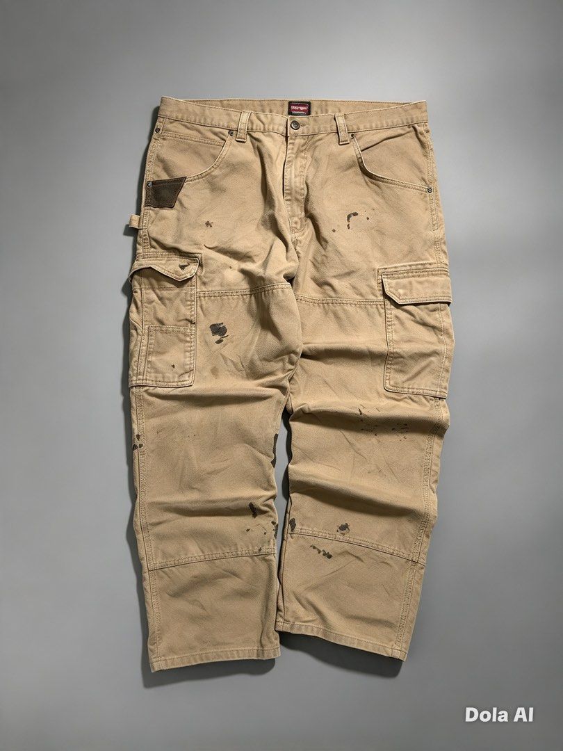 Wrangler cargo carpenter pants (Category: Jeans) located in Santa Cruz. Submitted by __incognito (Listing ID 1469434761, Image 1). Description: Size 38 on tag .