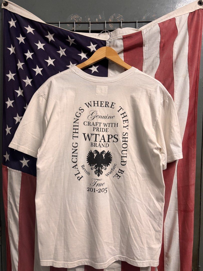WTAPS tee (Category: Activewear) located in Kuala Lumpur. Submitted by acikspace (Listing ID 1469559448, Image 2). Description: Pit 20.5 Labuh 28.