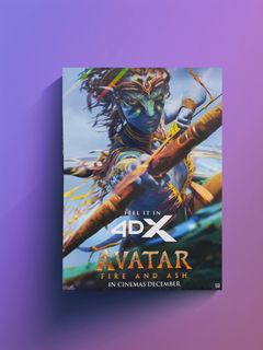 Avatar Fire and Ash Movie Promo Poster, Toys & Collectibles, Fan ...