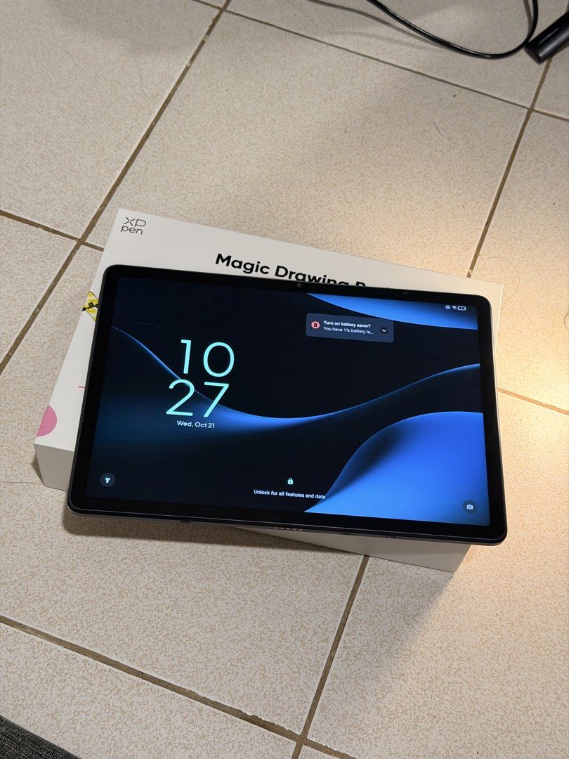 XP-Pen Magic Drawing Pad (Category: Laptops & Notebooks) located in Manila. Submitted by giansketches (Listing ID 1469409477, Image 1). Description: XP PEN MAGIC DRAWING PAD ₱33,000 (may bawas pa for those who will buy this month) - 12.2 inch, Navy Blue - 256 GB / 8 GB RAM - Android 14 - w/ SIM card slot - FREE hard case with stylus holder - FREE XP PEN Gloves - X3 Pro Slim Stylus - 2 months old only 🖌️rfs: quitting digital art 📍general trias, 