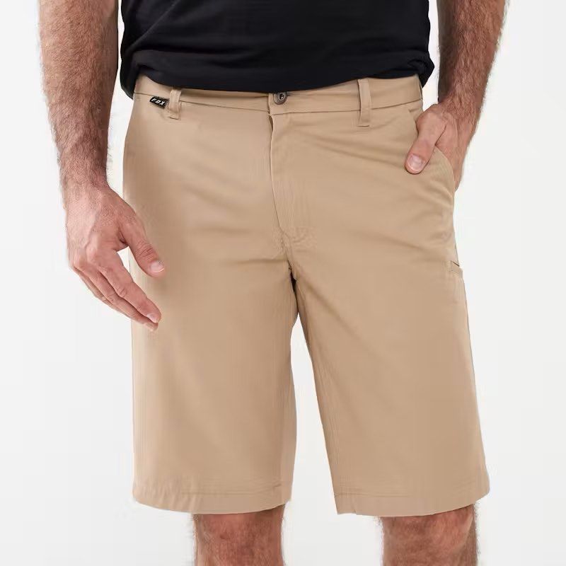 Y2k Fox Essex Short (Category: Activewear) located in Cavite. Submitted by onebeancent (Listing ID 1469394922, Image 2). Description: Size: 38 Waistline Dimension: 21" Length Color: Khaki Color Rate: 9.5/10 Issue: See last pic ink stain not visible when worn Condition: Excellent Price: 550php Additional Shipping Fee (J&T Small Pouch) 75php Luzon 100php visayas 120php mindanao.