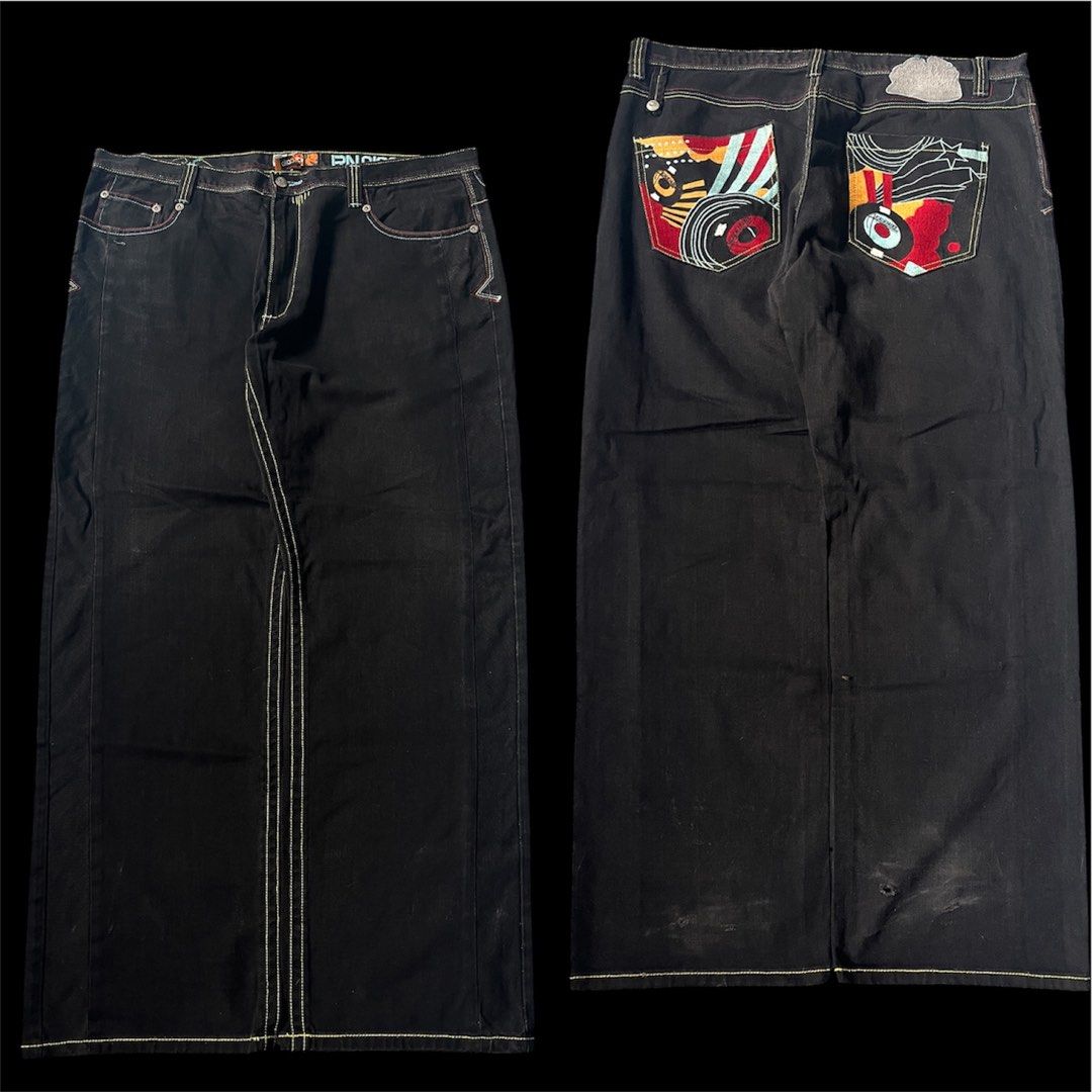 Y2K JEANS (Category: Jeans) located in Manila. Submitted by kcjoshuaa50741 (Listing ID 1469551519, Image 1). Description: AKADEMIKS JEANS W 40/ L 45 / T 16 / H 10 🏷️1350 ISSUE: MINIMAL HOLE -EXCELLENT CONDITION.