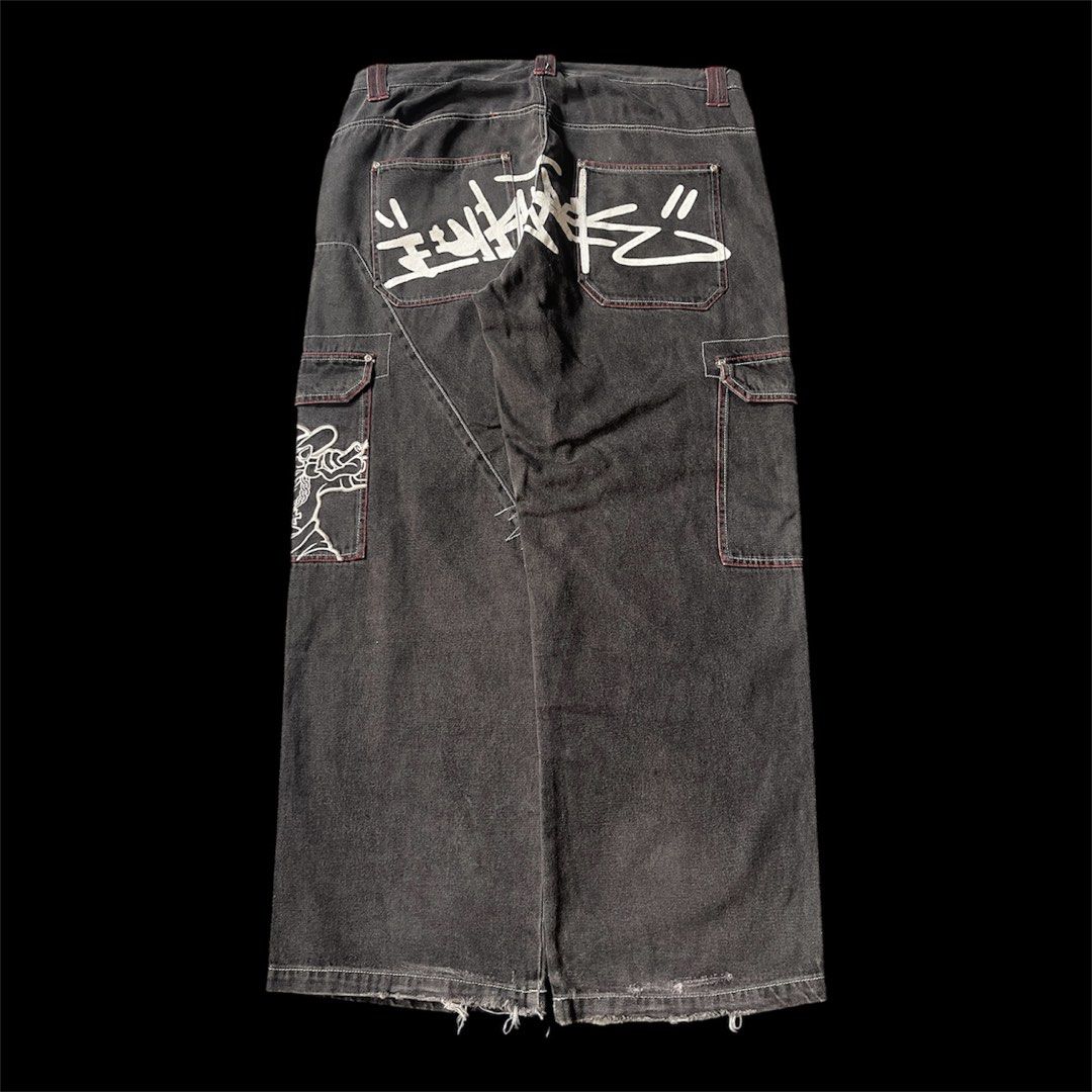 Y2K JEANS (Category: Jeans) located in Manila. Submitted by y2knewgeneration (Listing ID 1469551666, Image 2). Description: FUNKY JACK W 36-40 / L 45 / T 16 / H 10 🏷️2250 ISSUE: HEELDRAG -EXCELLENT CONDITION.