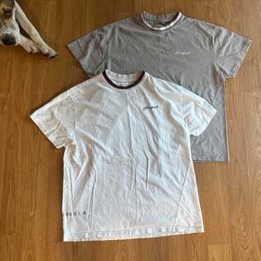 YoungLA White Ringer T-Shirt Size L (Category: Activewear) located in Cabuyao City. Submitted by roronhilira (Listing ID 1469510920, Image 1). Description: YOUNG LA MEN'S SHIRT Large on tag 24 width 29 length very good condition 700 plus ship DM 📥 .