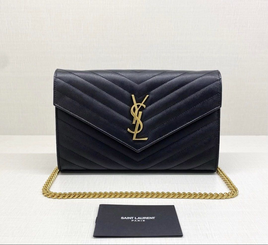 YSL cassandra woc medium black (Category: Luxury Bags & Wallets) located in Tagaytay City. Submitted by eg_gallery (Listing ID 1469393685, Image 1). Description: guaranteed authentic.