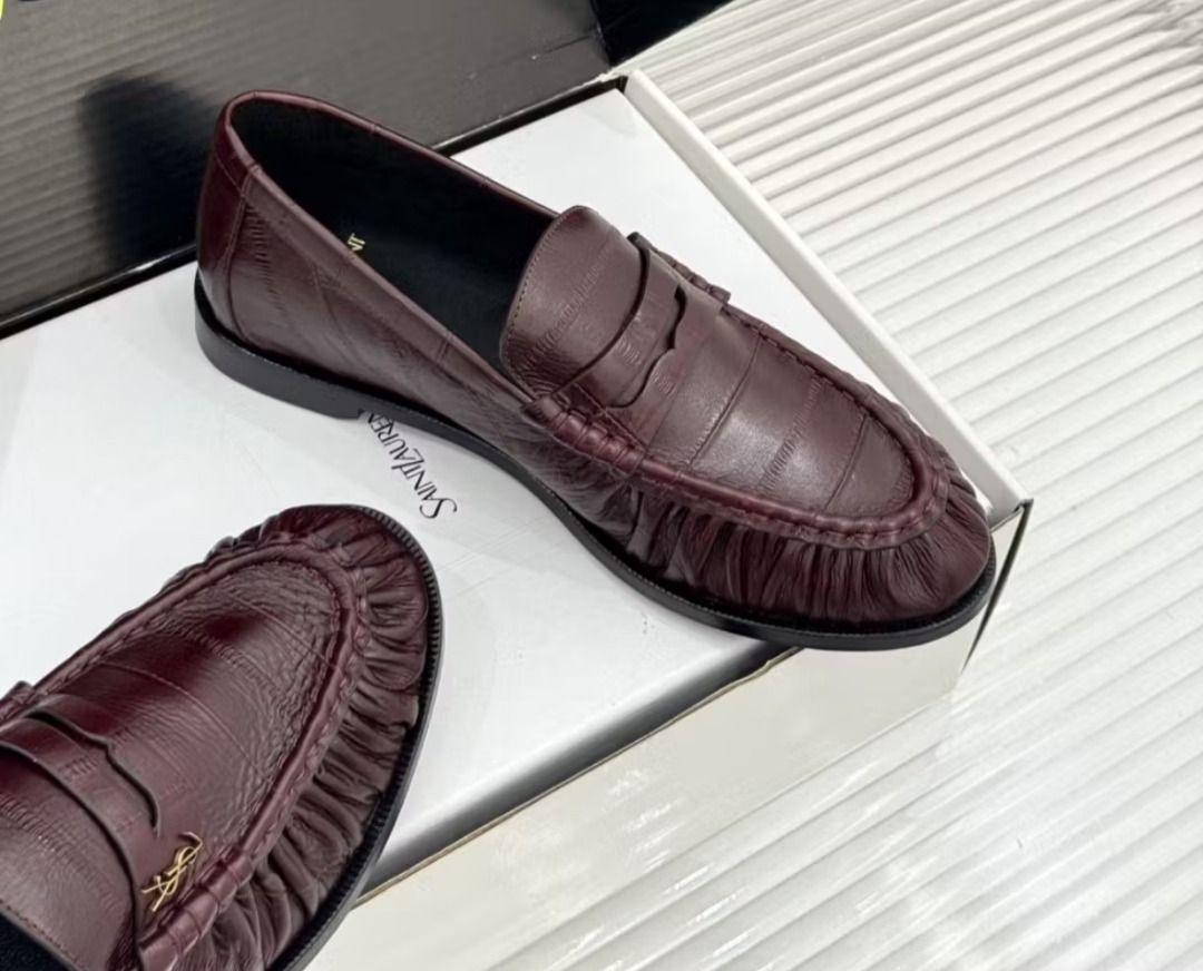 ysll loafers driver's shoes (Category: Dress Shoes) located in Quezon City. Submitted by luxury_district.korea (Listing ID 1469446382, Image 1). Description: all sizes avail.