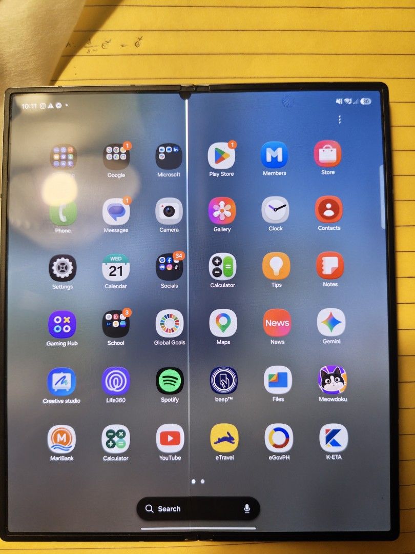 Z Fold 6 512gb Silver (inner screen issue but still usable) (Category: Samsung) located in Manila. Submitted by bartyen (Listing ID 1469529632, Image 1). Description: Samsung Galaxy Z Fold 6 I am selling a silver Samsung Galaxy Z Fold 6 with 512GB of storage. The phone works exactly as it should. There is a minor flaw on the inner screen. It is a small spot that does not affect how the screen works, and it is the kind of mark that does not spread