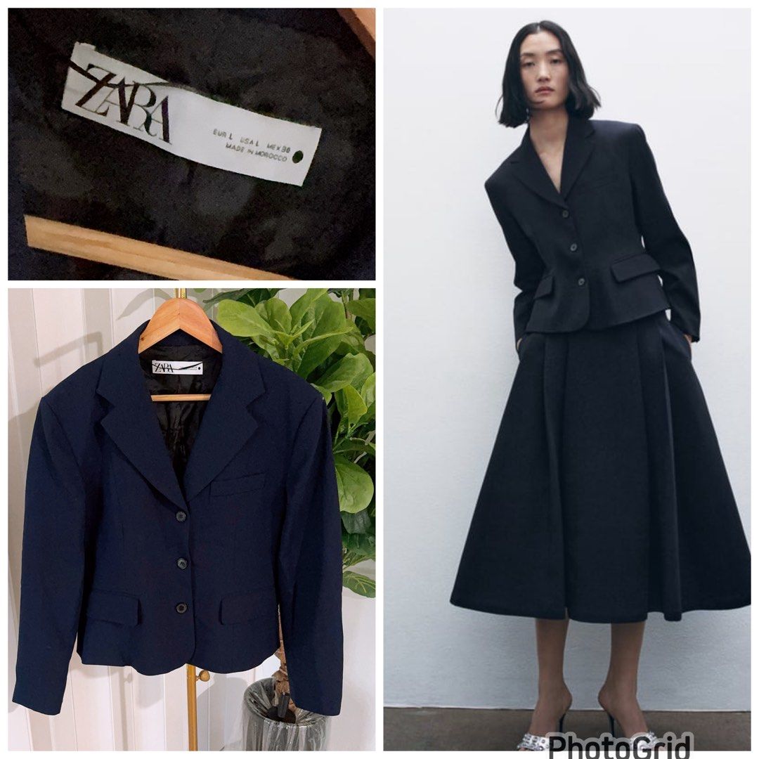 Zara Classic Blaze( navy blue) (Category: Coats, Jackets and Outerwear) located in Cabanatuan. Submitted by boutiquelouise (Listing ID 1469501826, Image 1). Description: .