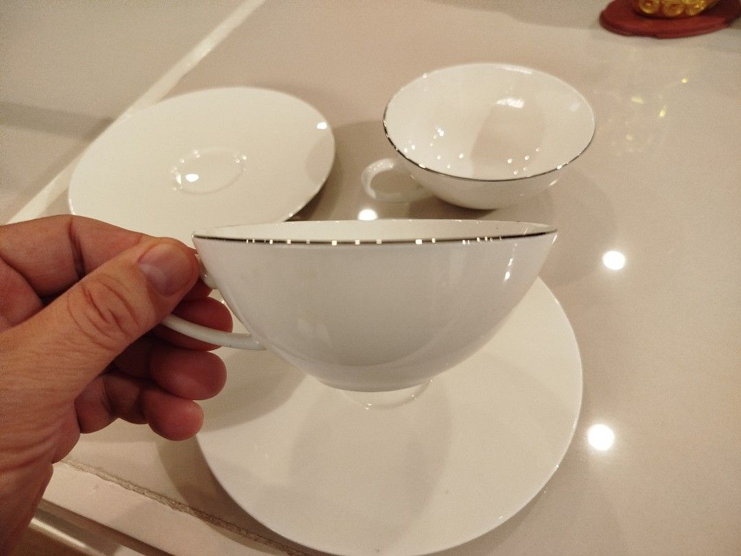 Zara Cup and saucer coffee or tea (Category: Coffee & Tea Tableware) located in Quezon City. Submitted by toys_r_here (Listing ID 1469492110, Image 3). Description: GOOD FOR GIFT AND COLLECTION as is po Good condition First to pay gets the item pa check nalng sa pic yun condition pm me for questions ship pwede lalamove or jnt qc and marikina area.