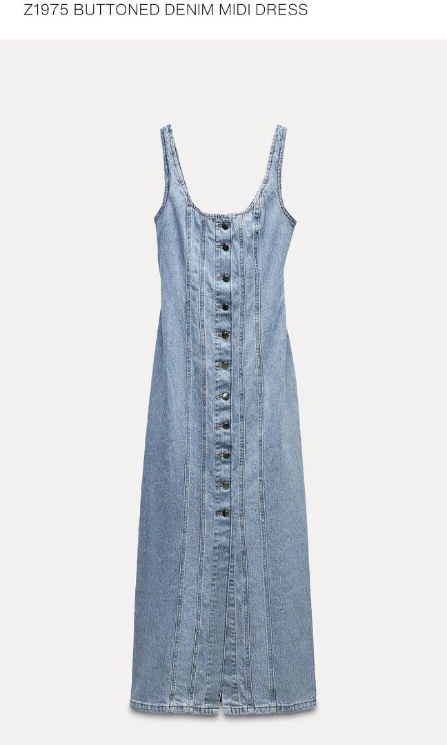 Zara Denim Dress (Category: Dresses) located in Bacolod City. Submitted by victoria2026 (Listing ID 1469570321, Image 1). Description: extra.