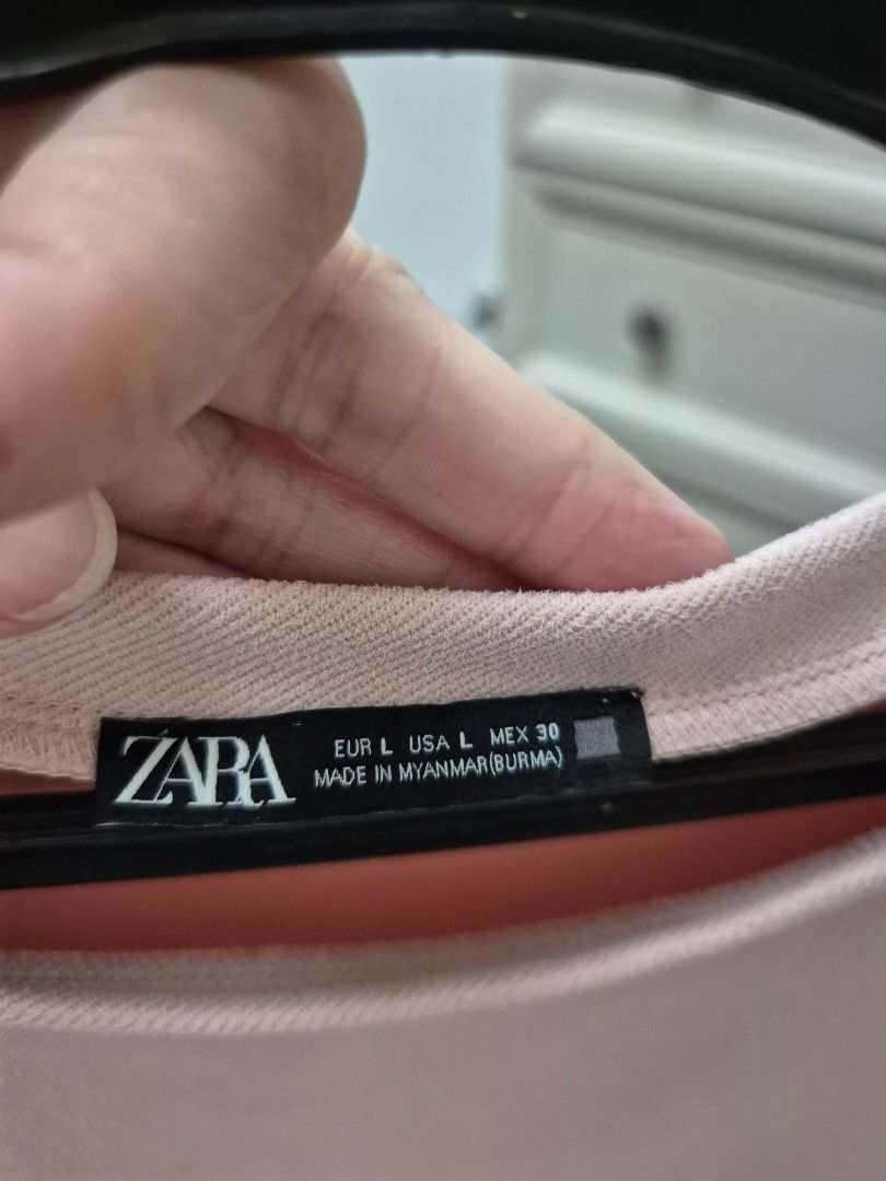 Zara Dress (Category: Dresses) located in Las Pinas. Submitted by bambambini (Listing ID 1469512786, Image 2). Description: blush pink color large.
