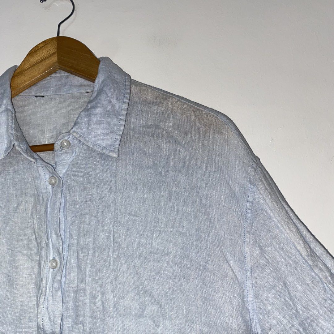 ZARA linen long sleeve top (Category: Longsleeves) located in San Jose del Monte. Submitted by mamiracky (Listing ID 1469406706, Image 3). Description: .
