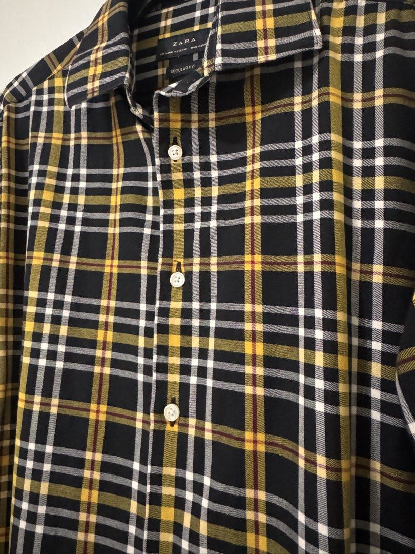Zara Men's Plaid Button-Down Mens Long sleeves Size Medium (Category: Formal Shirts) located in Mandaluyong City. Submitted by axos723 (Listing ID 1469521473, Image 3). Description: ➡️Please read item description carefully below (click read more 👇) ➡️Item is AVAILABLE ➡️Guaranteed 💯 %Authentic ➡️1-Day Reservation only ➡️First to pay gets the item ➡️For SURE BUYERS only please. -Price: P 680+SF -Brand: Zara -Size: Medium (Regular Fit) -Approx Di