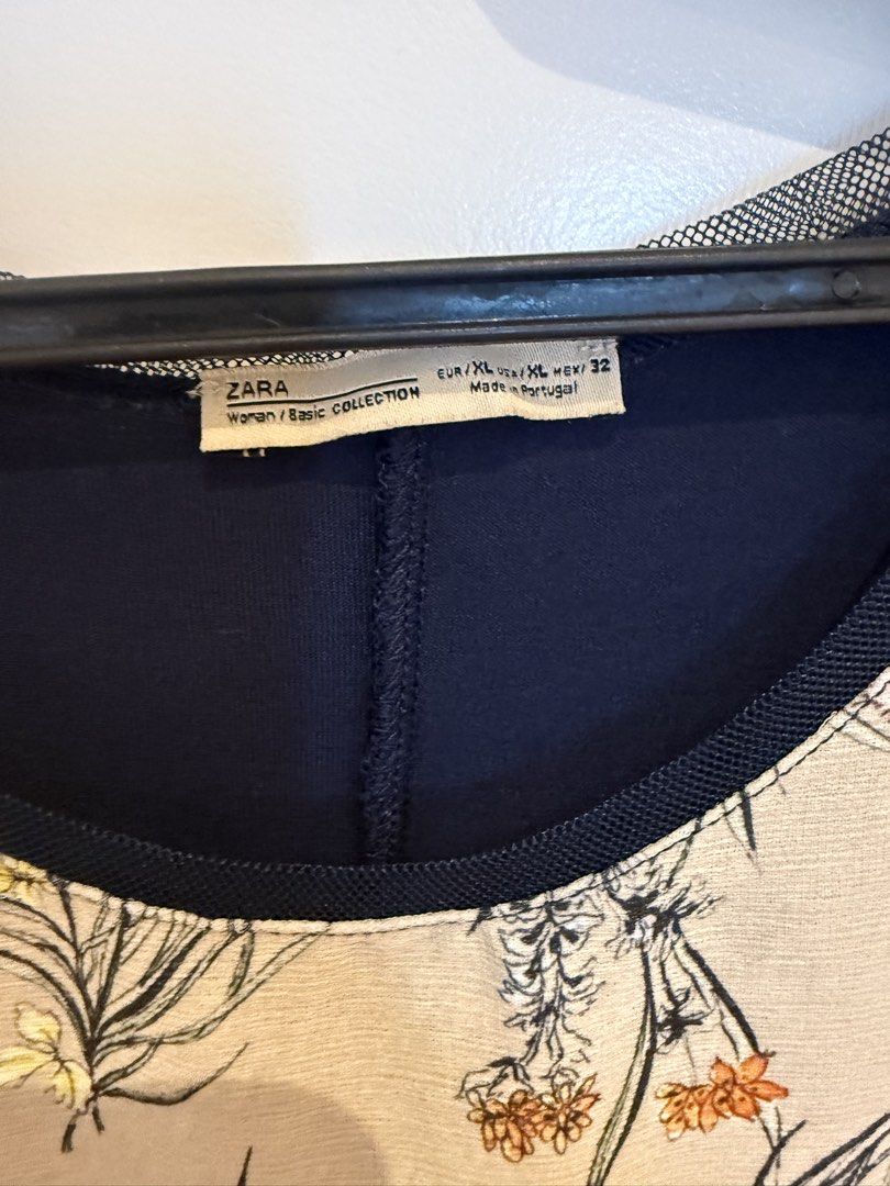 Zara printed shirt blouse xl (Category: Blouses) located in Makati City. Submitted by nmvs1 (Listing ID 1469429583, Image 2). Description: Zara print d front blouse shirt Xl Worn once excellent condition .