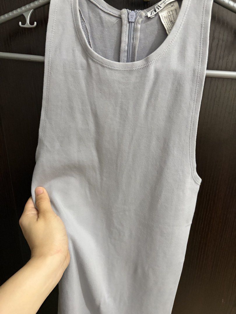Zara Seamless Jumpsuit (Category: Activewear) located in Manila. Submitted by kloseta_manila (Listing ID 1469547782, Image 3). Description: Size: Light Lavender .