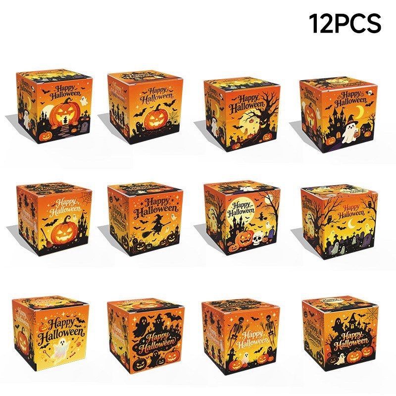 12pcs halloween craft gift box (Category: Handmade Craft) located in Malabon City. Submitted by heyitskhen (Listing ID 1469632457, Image 2). Description: Size: 7x7x7cm One size only 12pcs/pack 2 design .