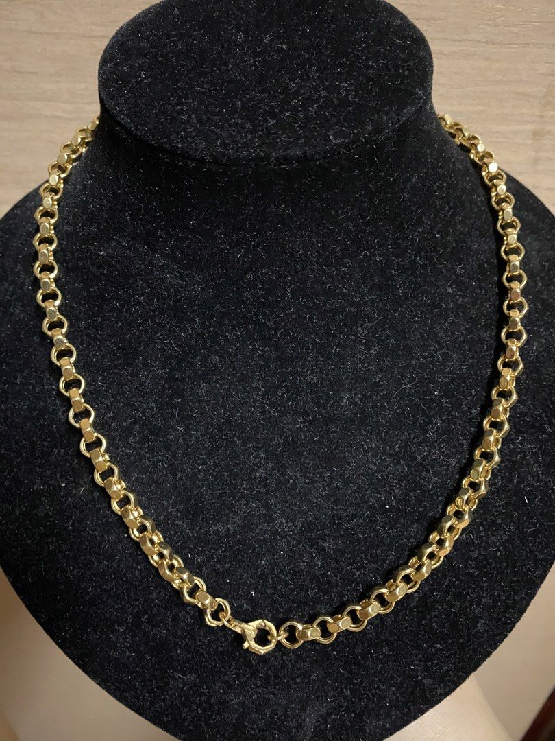 18K Chunky Tauco Necklace 20# (Category: Necklaces) located in Quezon City. Submitted by shopjml (Listing ID 1469712190, Image 1). Description: 15.10 grms Meet up or shipping at buyers expense.