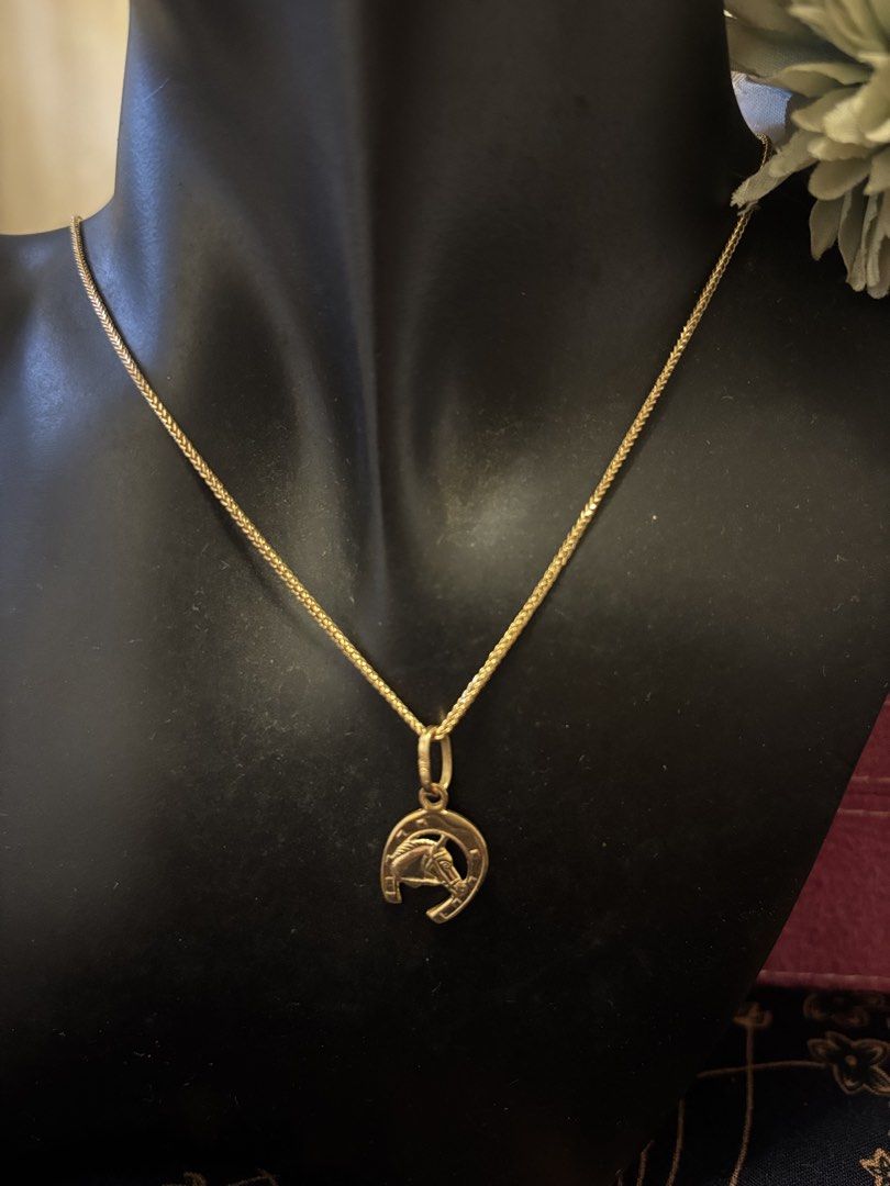 18k saudi gold take all or not (Category: Necklaces) located in Angeles City. Submitted by luxurybagphilippines_byqueen (Listing ID 1469707543, Image 1). Description: necklace with pendant 2.68g nsa 19-20” ₱18,760 bracelet po un parang kadena nsa 8-9” 1.37g ₱9,590 bracelet po un orang kadena na maliliit 8” 1.84g ₱12,880 pendant un chanel 20.00 pesos ang size 1.57g ₱10.990 .
