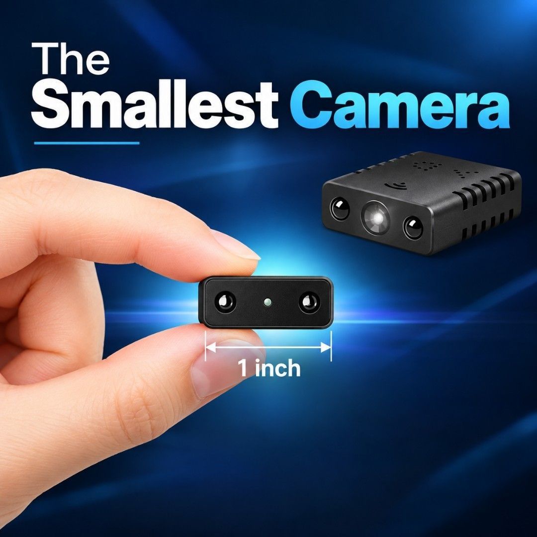 1hr Delivery!* Mini IP Wifi CCTV Security Camera Hidden Pinhole Spy ...