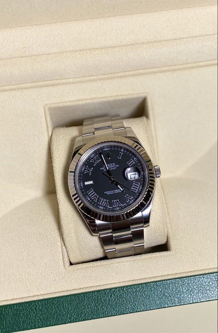 2016 Rolex black wimbledon (Category: Luxury Watches) located in Quezon City. Submitted by ajaaaaa20 (Listing ID 1469631883, Image 1). Description: 2016 Rolex Datejust 41 “Black Wimbledon” Inclusions: Original box, Rolex Guarantee Card and accessories. All authentic. Money-back guarantee. PM if interested..