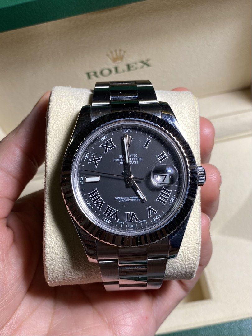 2016 Rolex black wimbledon (Category: Luxury Watches) located in Quezon City. Submitted by ajaaaaa20 (Listing ID 1469631883, Image 3). Description: 2016 Rolex Datejust 41 “Black Wimbledon” Inclusions: Original box, Rolex Guarantee Card and accessories. All authentic. Money-back guarantee. PM if interested..