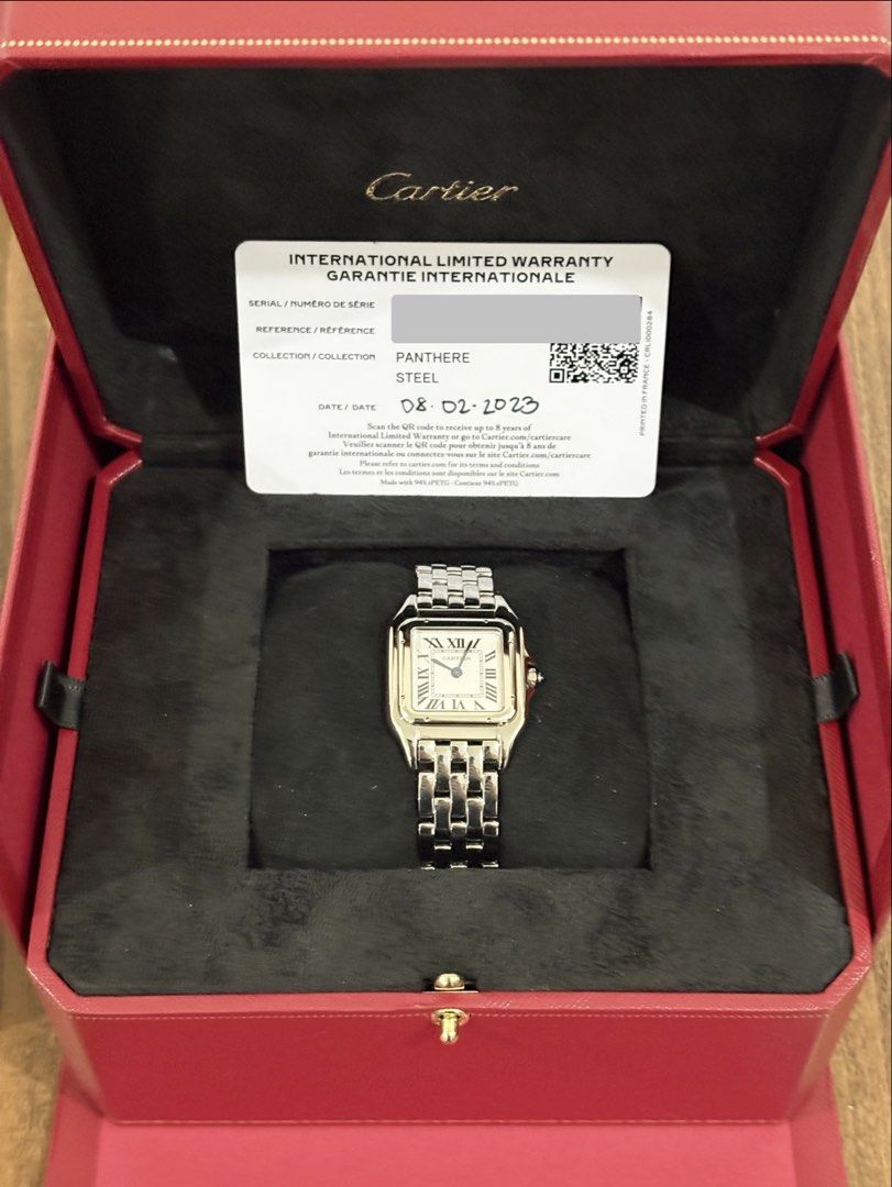 2023 Cartier Panthère Medium - Full set (Category: Luxury Watches) located in Mandaluyong City. Submitted by brian.1988 (Listing ID 1469618864, Image 3). Description: 2023 Cartier Panthère Medium - Ref. WSPN0015 - Full set - 9.5/10 excellent condition .