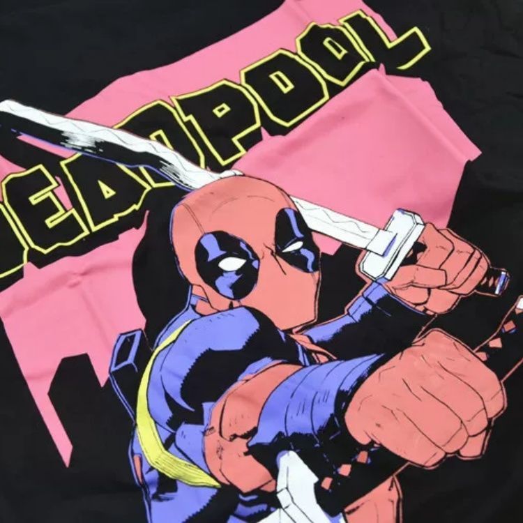 21MEN Deadpool (Category: Tshirts & Polo Shirts ) located in Pandi. Submitted by levi_finds. (Listing ID 1469722078, Image 2). Description: 21MEN Deadpool Graphic Print T-Shirt for Men – Summer Short-Sleeve Casual Sports Tee, Trendy Loose-Fit American Streetwear Style Simplified product description: Brand/Style: 21MEN Deadpool Type: Men's short-sleeve T-shirt Design: Deadpool graphic print Fit: Loose fit / Oversized Style: American streetwear, ca