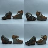 247004679 MICHAEL KORS SHOES SET (Category: Sneakers & Footwear) located in Taguig. Submitted by ecoring.ph (Listing ID 1469630308, Image 3). Description: The body of the wedges is scratched, scuffed, stained, dirty, wrinkled, has press marks, discolored, and shows signs of use. The strap of the wedges is scratched, scuffed, stained, dirty, cracked, torn, has press marks, is peeling, wrinkled, and shows signs of heavy use and prolonged storage. T
