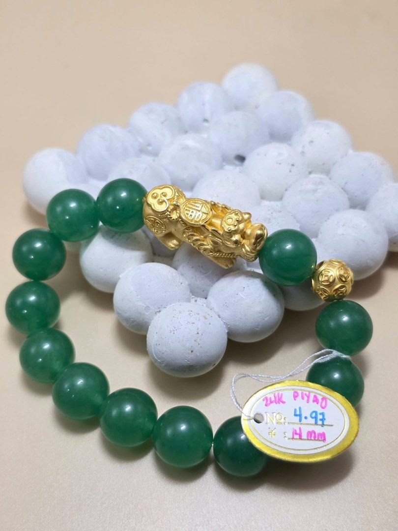 24K Piyao Bracelet! ✨🐉 (Category: Bracelets) located in Mandaluyong City. Submitted by luxprelovedbagsparadise (Listing ID 1469663334, Image 2). Description: ✨ 24K PIYAO BRACELET 💛🐉 Add a touch of luxury and elegance to your jewelry collection with this stunning 24K Piyao Bracelet! ✨ A timeless piece that combines beauty and style, perfect for personal wear or as a meaningful gift. 🎁💛 💛 24K Piyao Bracelet ✨ Elegant and timeless design 💎 ₱9