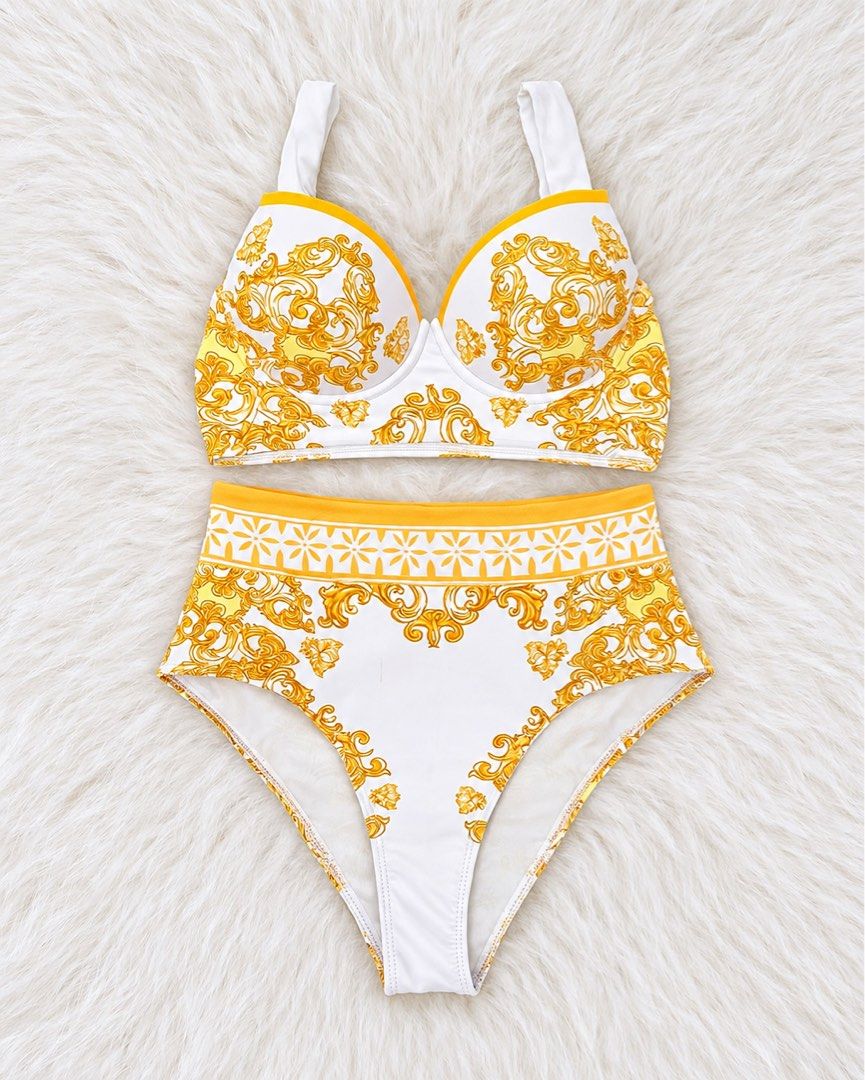 3pc Luxury Style Swimwear (Category: Bikinis & Swimsuits) located in Bulacan. Submitted by ptrciantnio (Listing ID 1469672063, Image 1). Description: Size; Medium Condition; Never Used Never ako naguulit and very clean sa gamit mga sis! Need space lang for new ones. Very loved!.