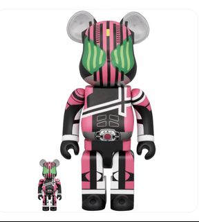 BE@RBRICK Kamen Rider Decade Bearbrick 100% + 400%, Toys & Collectibles ...