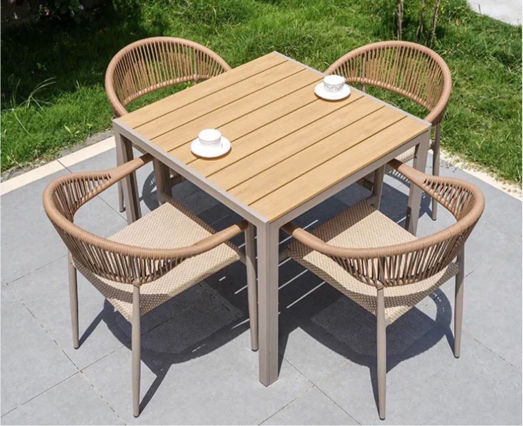 4 Seaters Outdoor Set (Category: Tables & Sets) located in Valenzuela. Submitted by jhagonzales (Listing ID 1469672455, Image 1). Description: .