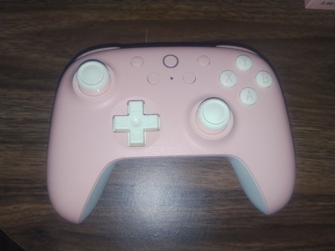 8BitDo Ultimate 2C Wireless Controller Pink (Category: Controllers) located in Manila. Submitted by ram_zzz (Listing ID 1469721491, Image 2). Description: Complete with box and manual No issues and lightly used 800 Can do lalamove Meetup: Pateros, Pasig, Taguig, Makati or any MRT Stations.