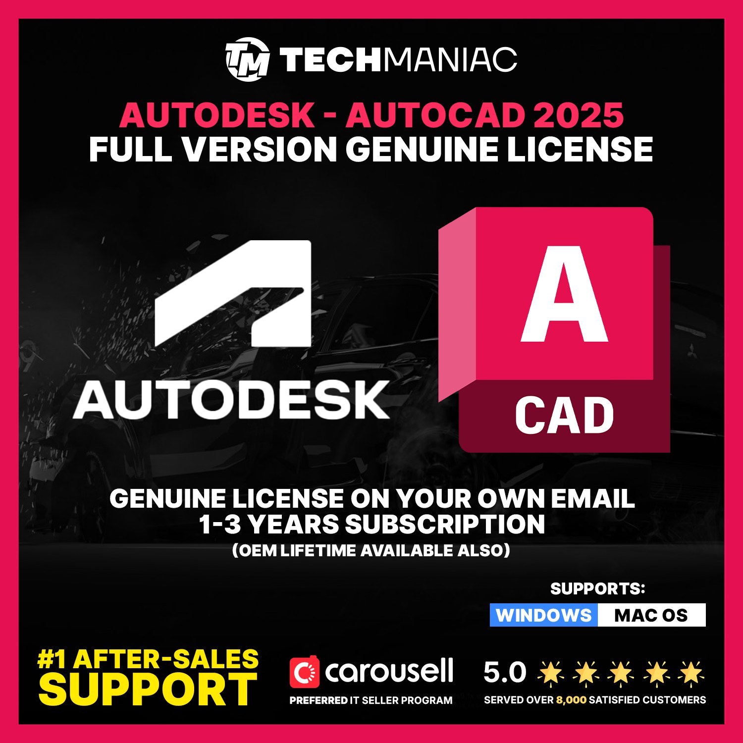 🚀 Autodesk 2027 Official Subscription (1–3 Years) | AutoCAD, 3ds Max ...