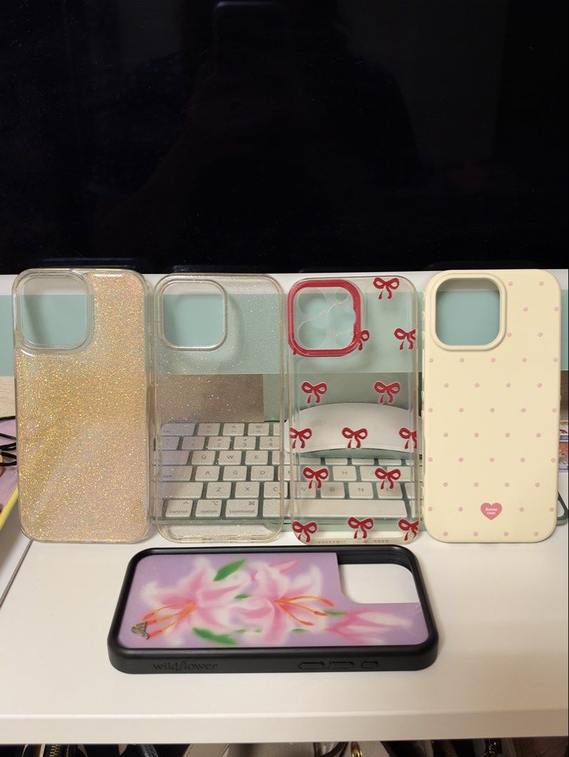 🏷️ iphone 16 pro max cases (Category: Cases & Sleeves) located in Pasay City. Submitted by erickaolalu (Listing ID 1469594672, Image 1). Description: • all bought online • no box • ₱1,300 take all .