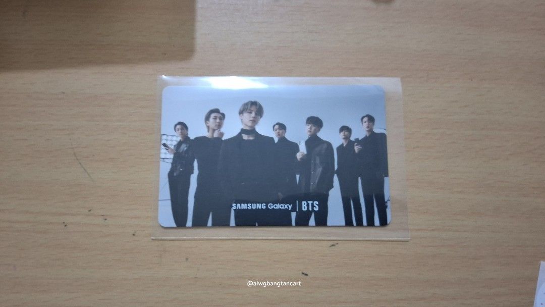[ ONHAND ] BTS Samsung Latin America Group PC (Category: K-Wave Merchandise) located in Los Banos. Submitted by alwgbangtancart (Listing ID 1469582962, Image 1). Description: ☆ BTS Samsung Galaxy LatAm GROUP PC 🏷️ — ₱ 450 + pf + lsf — PAYO ONLY; Strictly after OC sent ITEM DETAILS 𓂋 9.5-10/10; possible slight signs of age but otherwise MINT 𓂋 own coll and pulls, slightly rare 𓂋 x sensi; manage expectations; 𓂋 vid condi sent upon request DM /