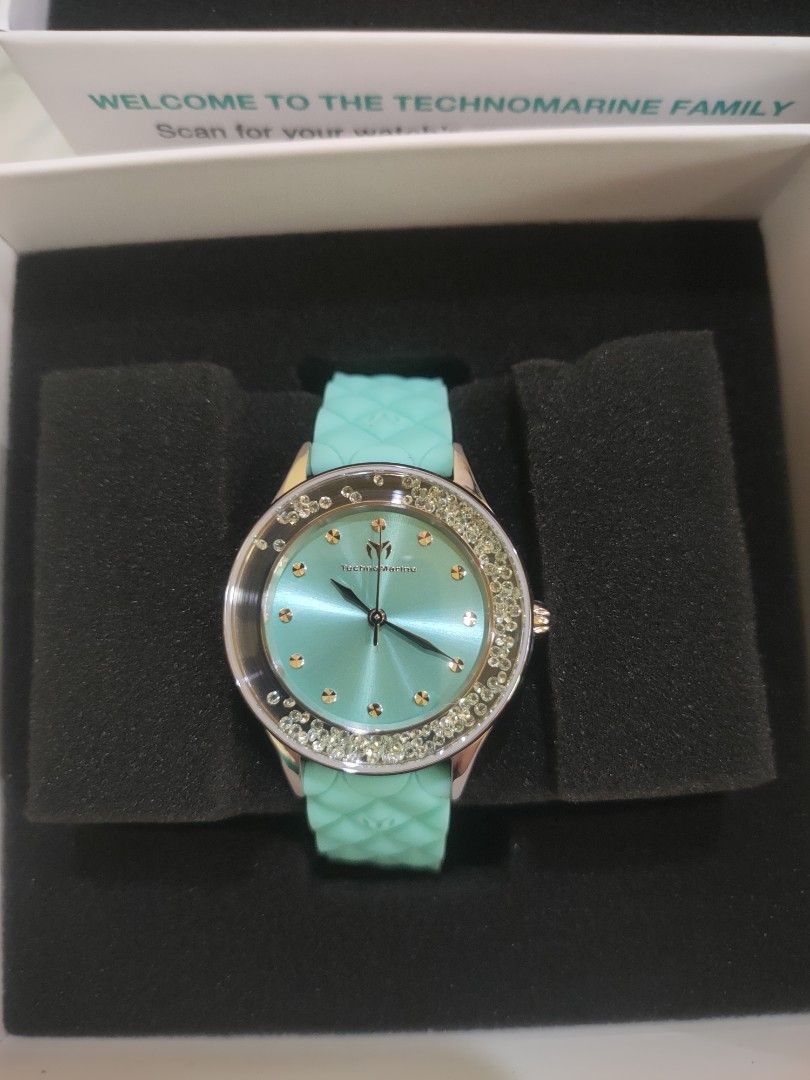 ❌ SOLD ❌ CURRENTLY CLOSED FOR PRE-ORDER (Category: Women's Watches) located in Davao. Submitted by cossetbyl. (Listing ID 1469729415, Image 3). Description: ‼️ SUPER STEAL | ON HAND ‼️ ⌚ TECHNOMARINE - 34 mm ⌚ Color: Pink & Green - Available White - Sold. Open for pre-order. P5,990 only! REG. PRICE: P11,500.00 - 101% brand new & original from the U.S. 🇺🇸 - Open for layaway - 50% dp Dm to order. 📲😊.