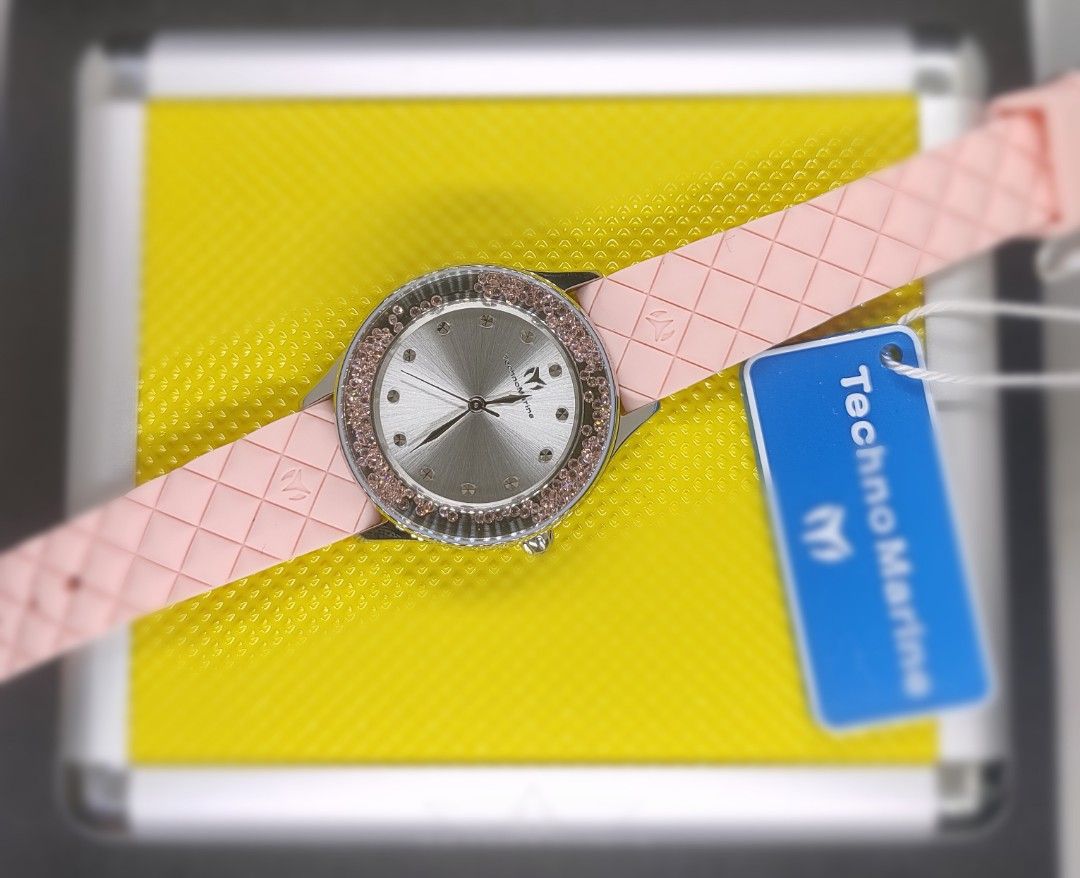 ❌ SOLD ❌ CURRENTLY CLOSED FOR PRE-ORDER (Category: Women's Watches) located in Davao. Submitted by cossetbyl. (Listing ID 1469729415, Image 2). Description: ‼️ SUPER STEAL | ON HAND ‼️ ⌚ TECHNOMARINE - 34 mm ⌚ Color: Pink & Green - Available White - Sold. Open for pre-order. P5,990 only! REG. PRICE: P11,500.00 - 101% brand new & original from the U.S. 🇺🇸 - Open for layaway - 50% dp Dm to order. 📲😊.
