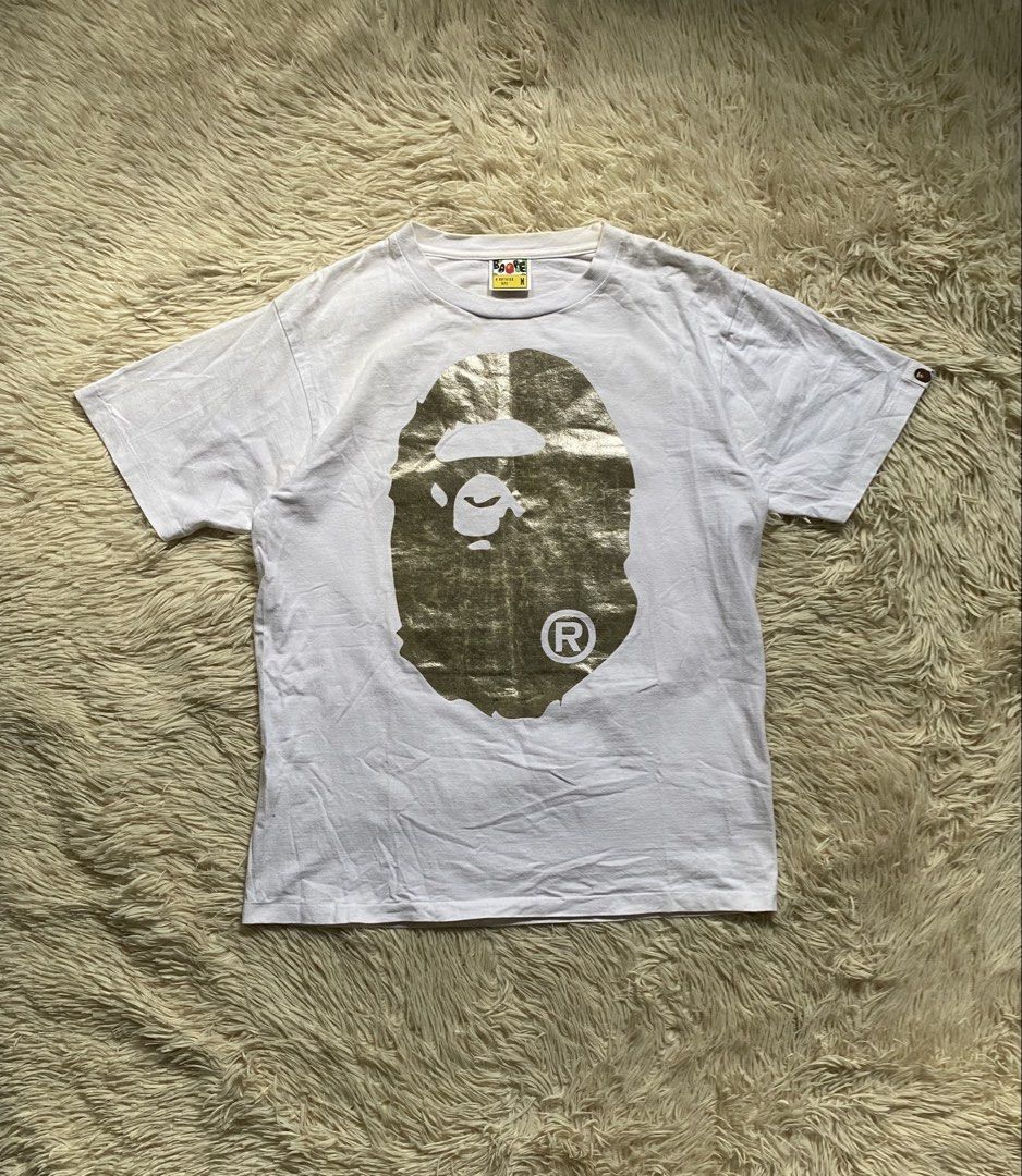 A bathing ape big face logo (Category: Tshirts & Polo Shirts ) located in Antipolo. Submitted by switchneighborhood (Listing ID 1469652711, Image 1). Description: Medium on tag No stain no hole Check pics.