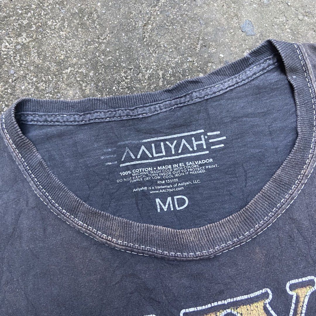 Aaliyah Official Trippy Logo Shirt (Category: Tshirts & Polo Shirts ) located in Angeles City. Submitted by eriellynngotvintage (Listing ID 1469682599, Image 2). Description: 21x28 M on tag Good Condition. See photo for details 350 Angeles City Pampanga.